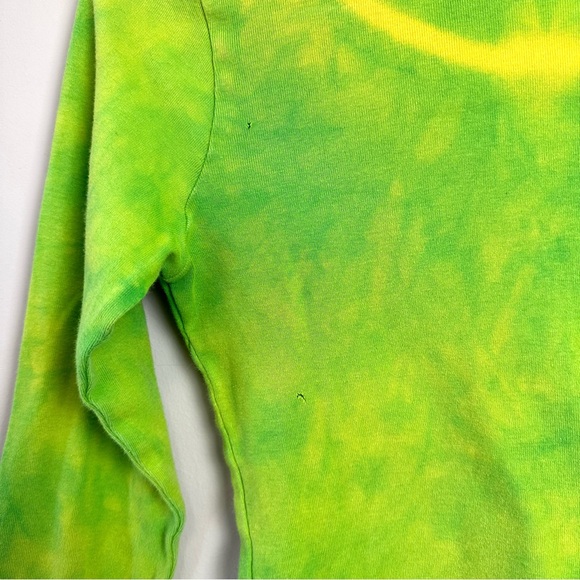 90's Tommy Jeans Neon Tie Dye Long Sleeved Tee - Picture 7 of 7
